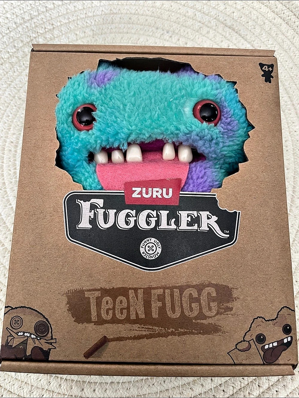 Zuru Fuggler TeeN Fugglers Blue & Purple NWT Stuffed Toy